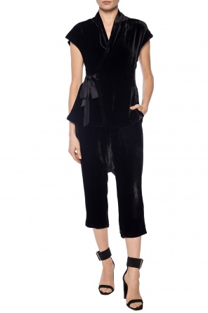 Loose-fitting velvet trousers, zdjęcie 2 Loose-fitting velvet trousers od Rick Owens